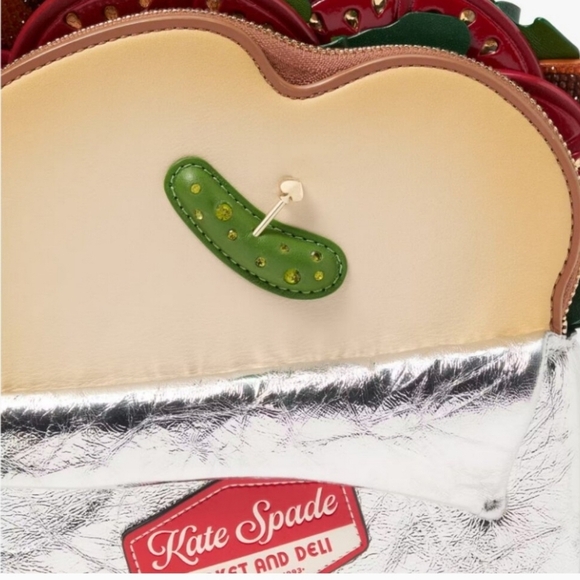 🔹️KATE SPADE🔹️ Glamwich 3d Sandwich Crossbody Bag Novelty Purse Handbag - Picture 6 of 8